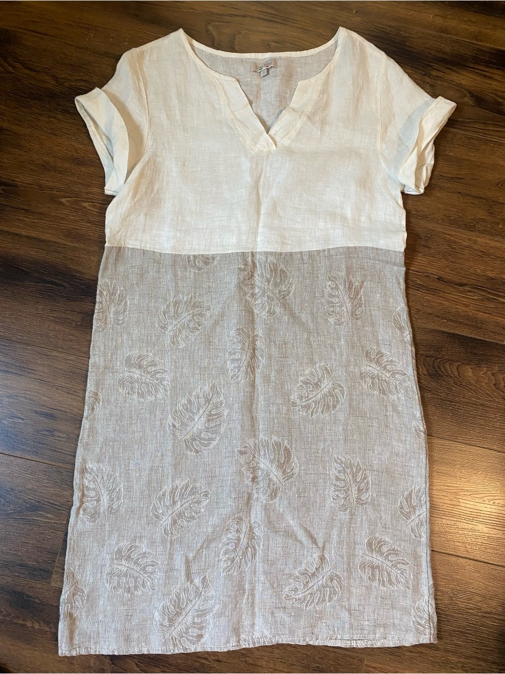 100% linen Italian made dress size small
